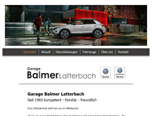 Tablet Screenshot of garage-balmer.ch